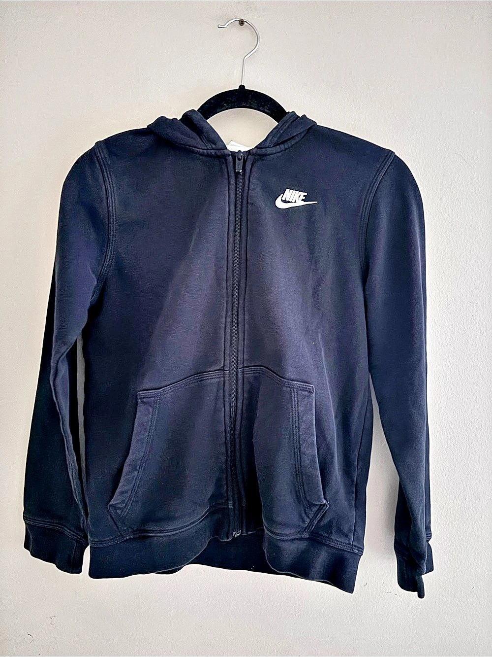 Nike Sportswear Club Fleece Full-Zip Hoodie Men's Black Size Large